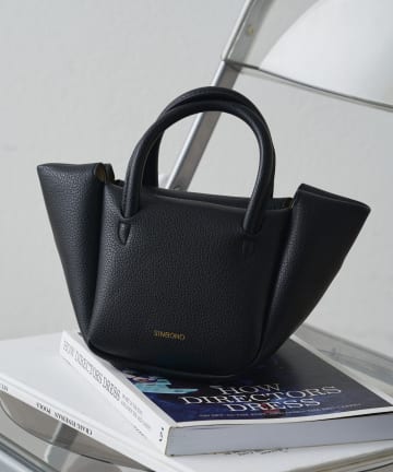 LOUNGEDRESS(ラウンジドレス) 【SINBONO/シンボノ】Ruched Hobo Handle Crossbody Bag BK