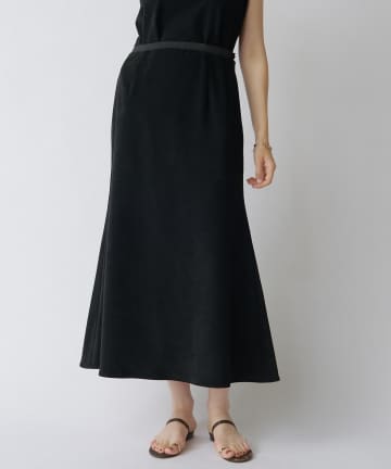 《セットアップ対応可》フェイクスエードバイアススカート