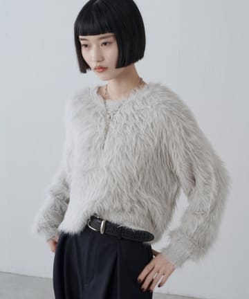 Lui's(ルイス) シャギークロップドニット