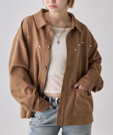 OUTLET(アウトレット) 【WHO'S WHO gallery】スタッズアソートジャケット