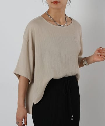 COLONY 2139(コロニー トゥーワンスリーナイン) 【セットアップ対応】リネンライクプルオーバー