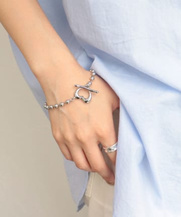 FREDY & GLOSTER(フレディ アンド グロスター) ハートマンテルボールチェーンブレス