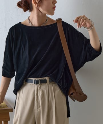 COLONY 2139(コロニー トゥーワンスリーナイン) シアーベロアドルマンプルオーバー