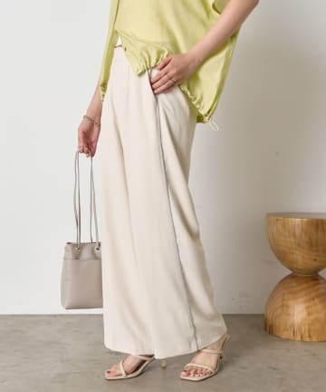 Jena　espace merveilleux(ジェナ　エスパスメルヴェイユ) ラメラインパンツ