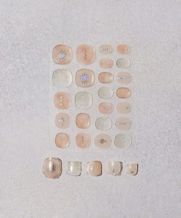 3COINS(スリーコインズ) ぷっくりジェルネイルシール／and us
