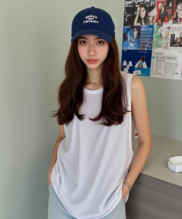 LOCUST(ローカスト) ブレイブ花刺繍CAP