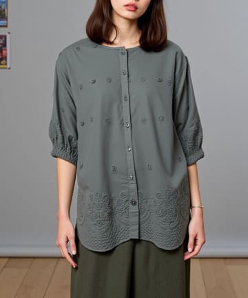 LOCUST(ローカスト) D刺繍布帛＋カットソー