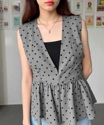 LOCUST(ローカスト) ペプラムベストドット