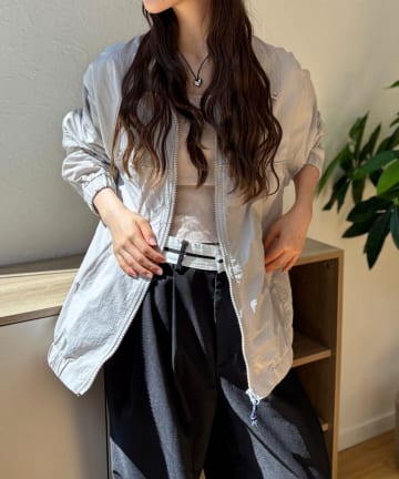 LOCUST(ローカスト) メンズライクナイロンブルゾン