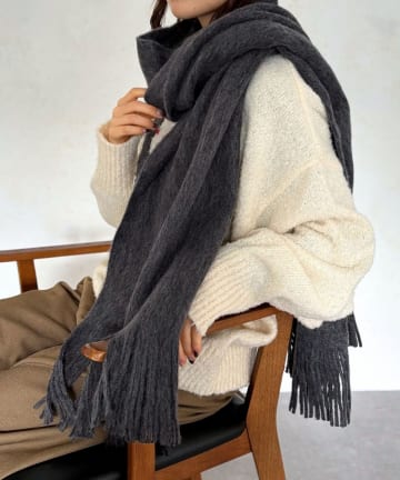 LOCUST(ローカスト) 【ヘビロテ】ミンクタッチマフラー