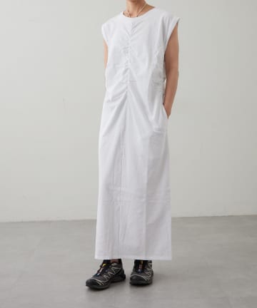 OUTLET(アウトレット) 【earthy_】オーガニックコットンシャーリングワンピース