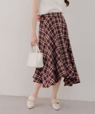 NICE CLAUP / OLIVE des OLIVE OUTLET(ナイスクラップ  / オリーブ デ オリーブ アウトレット) 2025AW【RMAF】イレヘムチェックスカート