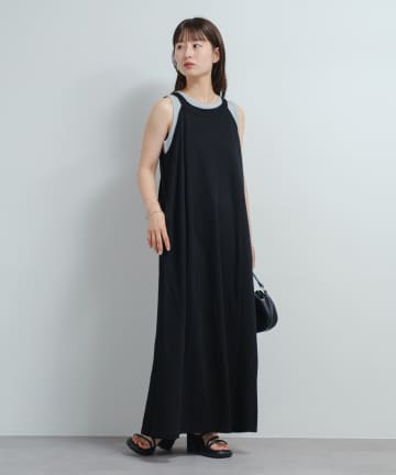 Kastane(カスタネ) 【低身長サイズ/2サイズ展開/前後2WAY】B カットフレアワンピースSET