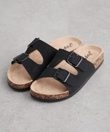 NICE CLAUP / OLIVE des OLIVE OUTLET(ナイスクラップ  / オリーブ デ オリーブ アウトレット) 【RMAF】2バンドベルトサンダル