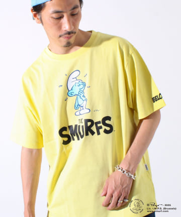 FREDY & GLOSTER(フレディ アンド グロスター) 「THE SMURFS」スマーフ フロントプリントTシャツ①