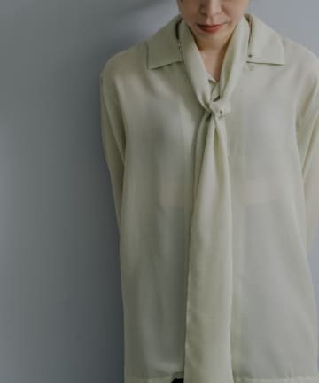 Pasterip(パセリ) KARAMI sheer shirt