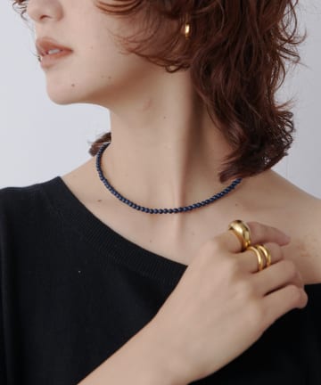 RIVE DROITE(リヴドロワ) 予約【MONN.:.(モン)】NAVYショートネックレス