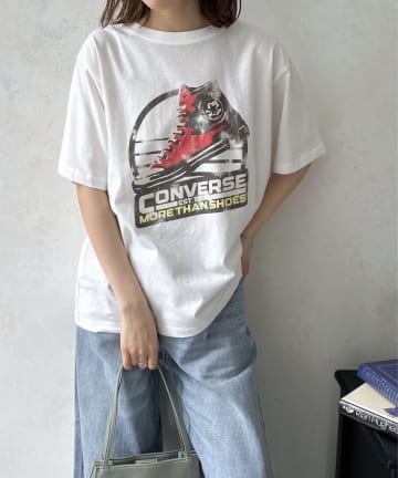 LOCUST(ローカスト) 【WEB限定】【CONVERSE】天竺ヴィンテージクルーT