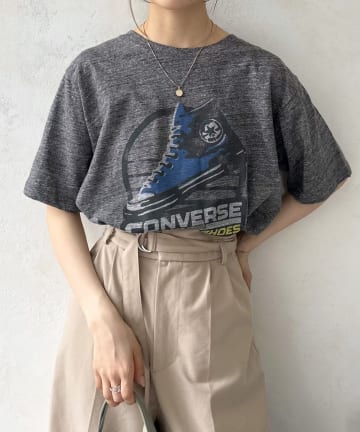 LOCUST(ローカスト) 【WEB限定】【CONVERSE】天竺ヴィンテージクルーT