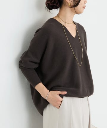 RIVE DROITE(リヴドロワ) 予約【リバイバル/新色追加】ウール100NEWバックボリュームニット