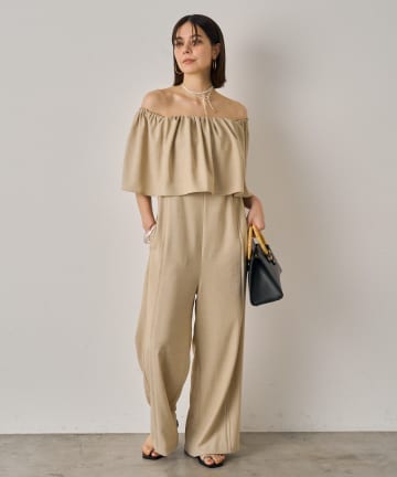 LOUNGEDRESS(ラウンジドレス) オフショルオールインワン