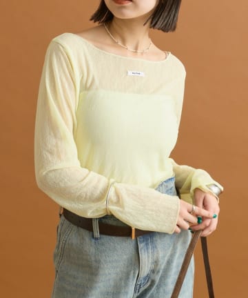 mystic(ミスティック) シアースラブロングTシャツ