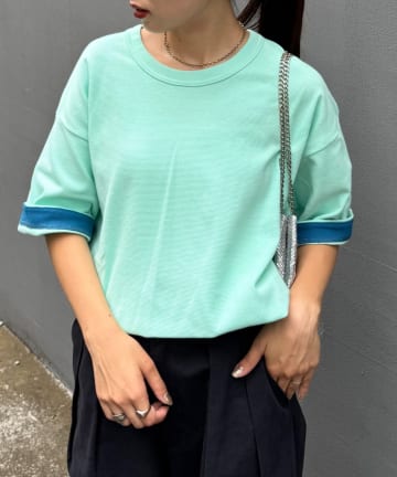 CIAOPANIC TYPY(チャオパニックティピー) 【真夏でも着れる】ユニセックスキープシェイプフライス半袖Tee