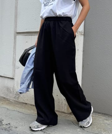 CIAOPANIC TYPY(チャオパニックティピー) ≪3サイズ展開≫テックリネンワイドパンツ