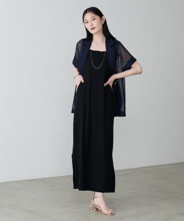 LARUTA(ラルータ) 前後2WAYサイドスリットカットソーワンピース