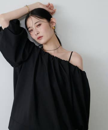 LARUTA(ラルータ) ボリュームバルーン袖ブラウス