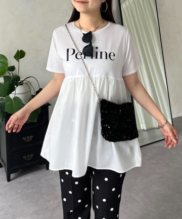prose verse(プロズヴェール) ロゴペプラムＴシャツ