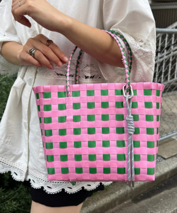 CIAOPANIC TYPY(チャオパニックティピー) 【Aguni】チャーム付きメルカドBAG