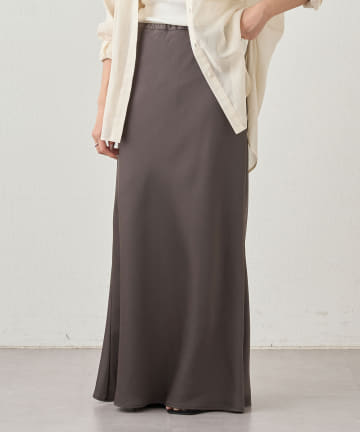 OUTLET(アウトレット) 【SHENERY】サテンマーメイドスカート