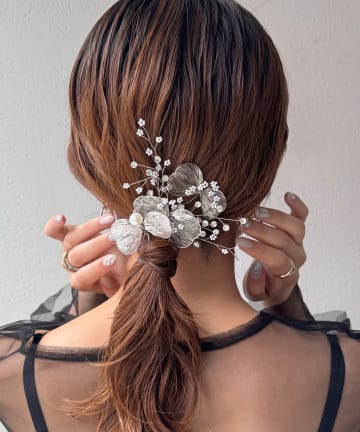 Lattice(ラティス) 【オケージョン】パールフラワーUピンセット(2P)