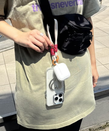 Lattice(ラティス) マルチストラップ付きイヤフォンケース(AirPods 第3世代)