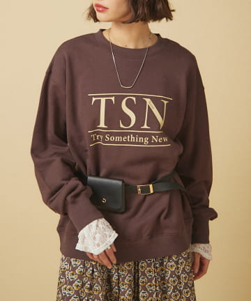 Remind me and forever(リマインドミーアンドフォーエバー) 【nane】ヴィンテージ加工スエットプルオーバー