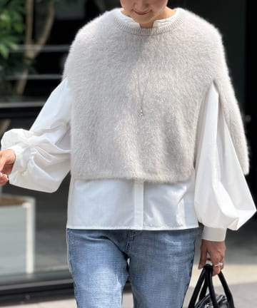 BEARDSLEY(ビアズリー) ファーニットポンチョ