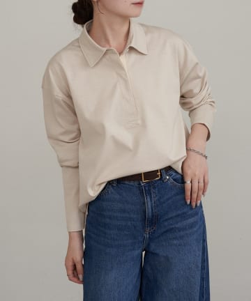 russet(ラシット) スキッパーラガーシャツ