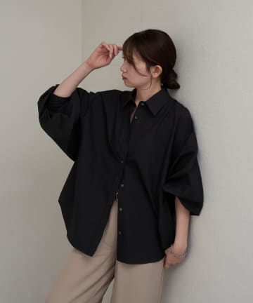 russet(ラシット) 【再値下げ】コットンオーバーシャツ