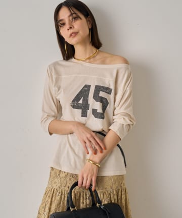 LOUNGEDRESS(ラウンジドレス) フットボールTシャツ