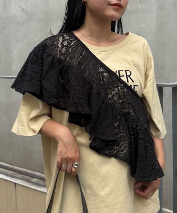 CIAOPANIC TYPY(チャオパニックティピー) indiaネットレース付け衿