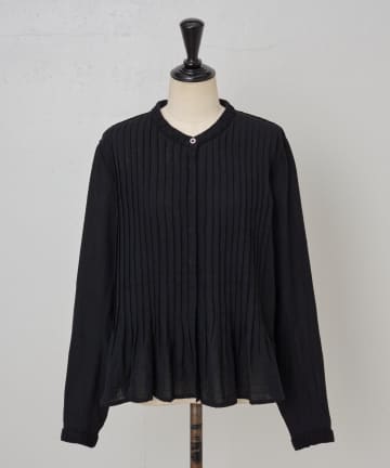 BEARDSLEY(ビアズリー) 《KHADI&CO》ピンタックシャツブラウス