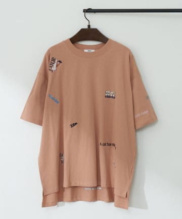 Remind me and forever(リマインドミーアンドフォーエバー) キャット＆刺繍ロゴTシャツ