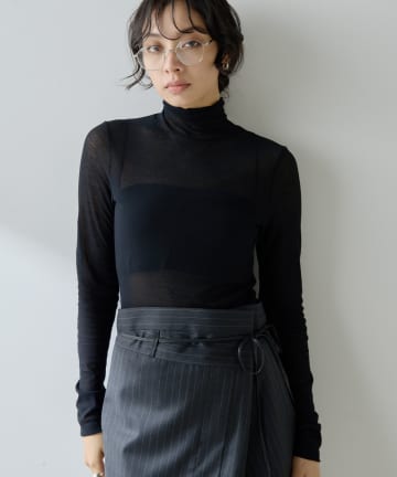 Whim Gazette(ウィム ガゼット) フライスタートルプルオーバー