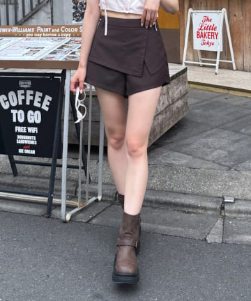 mline(エムライン) [mline]レイヤードミニスカ