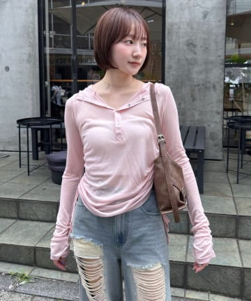 mline(エムライン) 【SET FAIR対象】[mline]シアードロスト フーディー