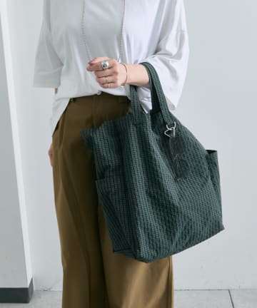 ear PAPILLONNER(イア パピヨネ) 《超軽量340g/A4サイズ対応》ファブリック2WAYショルダーバッグL