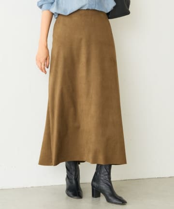 BEARDSLEY(ビアズリー) スエードバックテールスカート