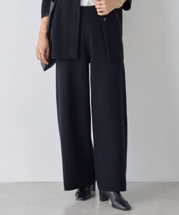 BEARDSLEY(ビアズリー) ウールスムースワイドパンツ