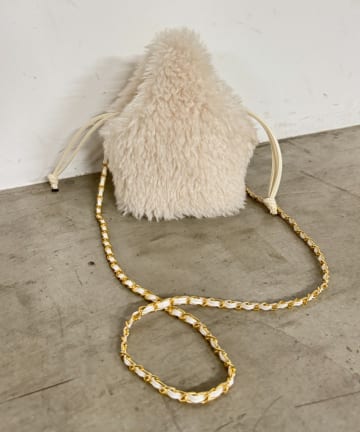 LOUNGEDRESS(ラウンジドレス) ワンハンドルファーチェーンBag